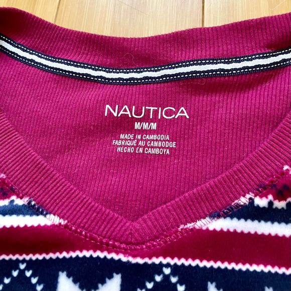 Nautica Pajamas Cozy Fleece Size Medium - Picture 7 of 7